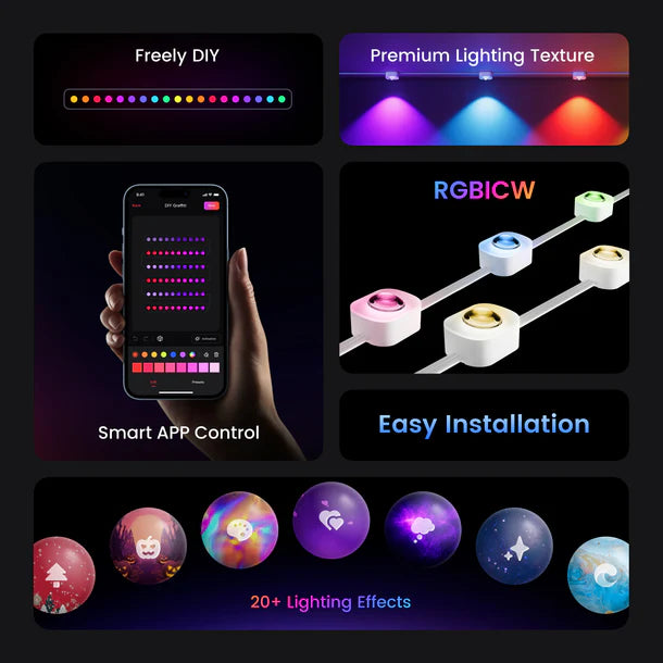 Upgraded Version Permanent Outdoor Lights