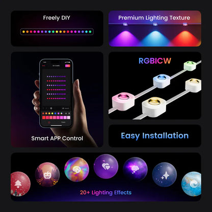 Upgraded Version Permanent Outdoor Lights